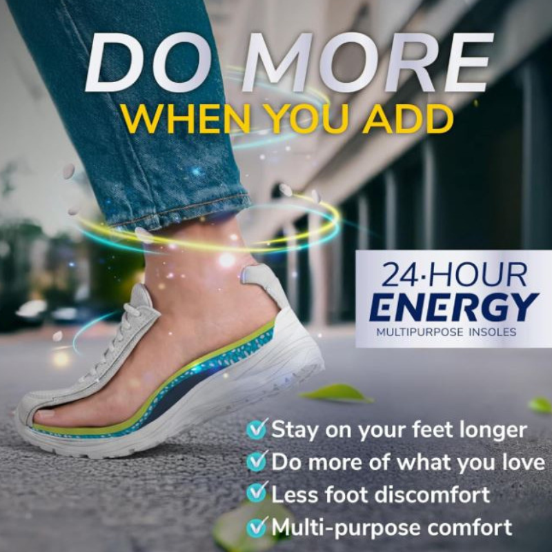 Dr Scholl 24H Energy Insoles Women's Size 35-40 (2 units) - Healtsy