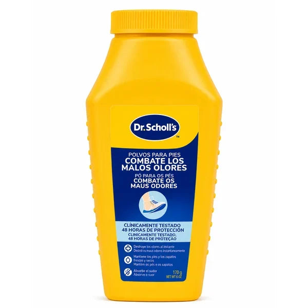 Dr Scholl Foot Powder Fights Bad Odors 48H - 85g - Healtsy