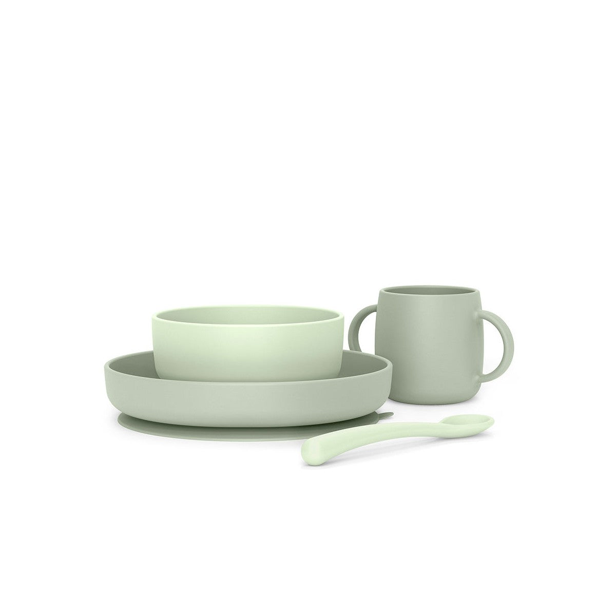 Suavinex Soft Flex Silicone Dishes Green +4M - Healtsy