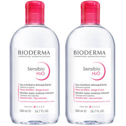 Bioderma Sensibio H2O Micellar Water - 500ml (Twin pack) - Healtsy