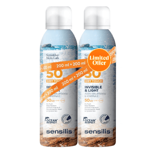 Sensilis Body Spray SPF50 Dry Touch - 200ml (Double Pack) – Buy Now at Healtsy