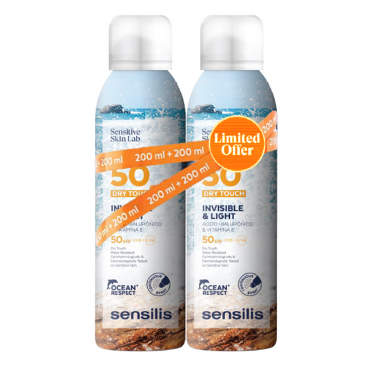 Sensilis Body Spray SPF50 Dry Touch - 200ml (Double Pack) - Healtsy