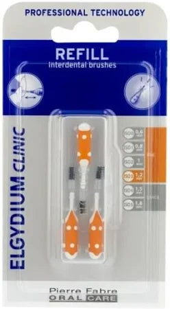 Elgydium Clinic Orange Refill Brush (x3 units) - Healtsy