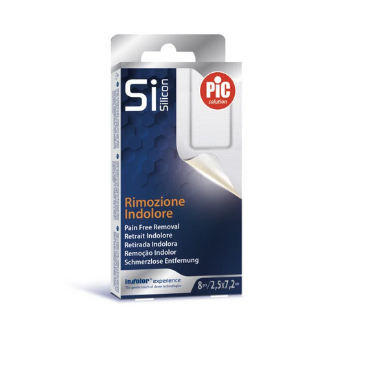 Pic Silicone Plasters _ 2.5 x 7.2cm (x 8 units) (ref. Pic.2010344000000) - Healtsy