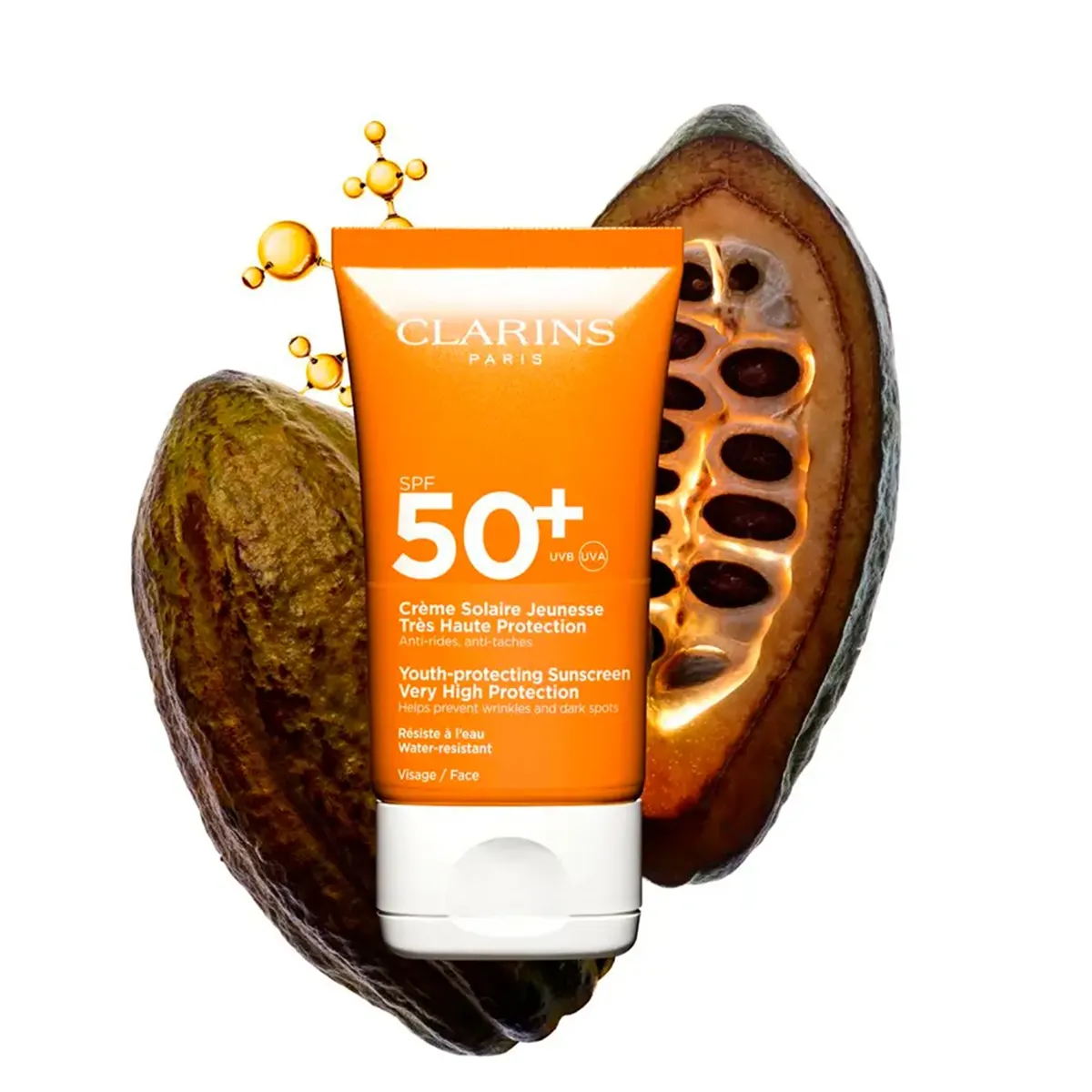 Clarins Sun Face SPF50+ Anti-Tach Water Resist 50ml - Healtsy
