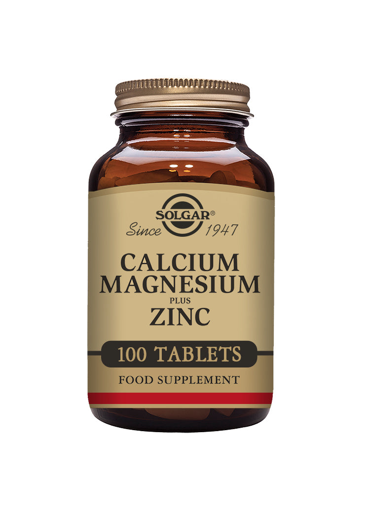 Solgar Calcium and Magnesium with Zinc (x100 Tablets) - Healtsy