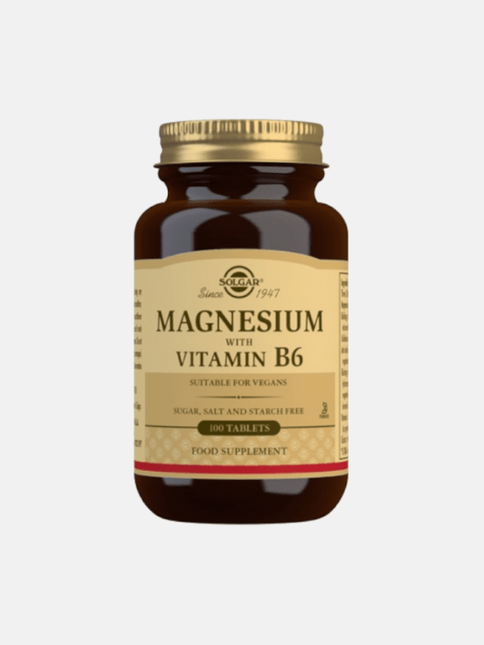 Solgar Magnesium + Vit B6 (x100 tablets) – Buy Now at Healtsy