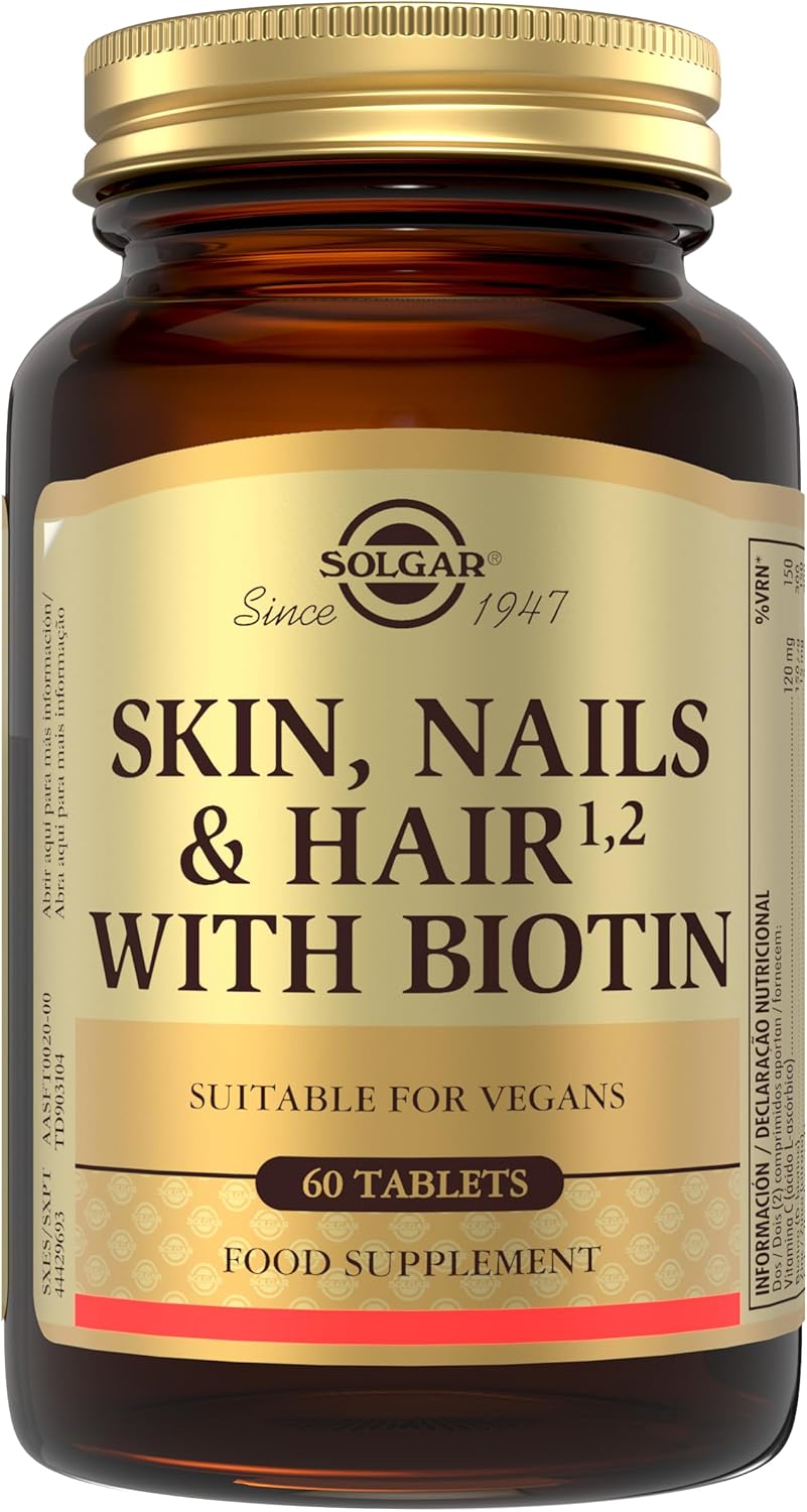 Solgar Skin, Nails, Hair with Biotin (X60 Tablets) - Healtsy
