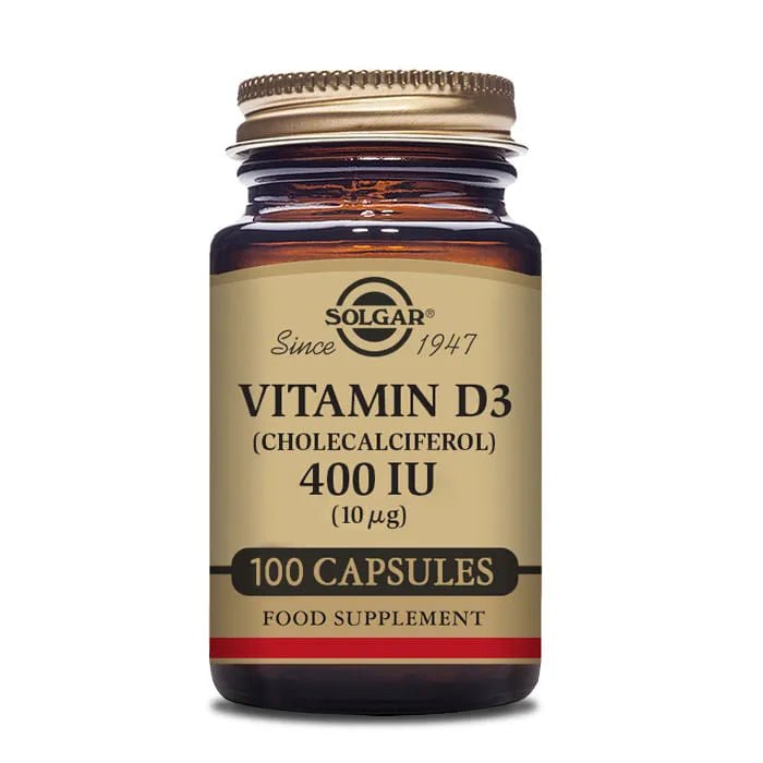 Solgar Vitamina D3 - 400UI (x100 pills) – Buy Now at Healtsy