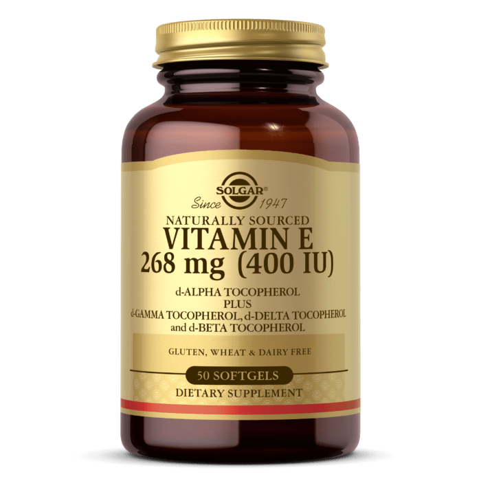 Solgar Vitamina E - 268mg (x100 units) – Buy Now at Healtsy
