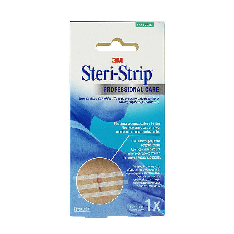 Steri Strip Suture Tape - 6x38mm (x5 units) - Healtsy