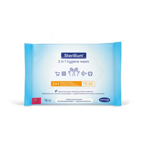Sterillium 2 in 1 Hygiene (x15 wipes) - Healtsy