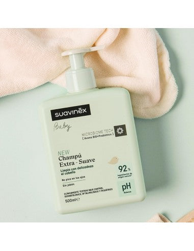Suavinex Baby Extra-Gentle Shampoo 500ml - Healtsy