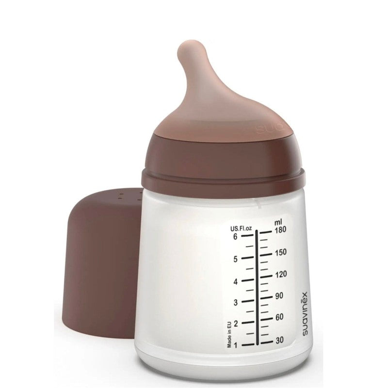 Suavinex Zero Bottle with Anti-Colic Silicone Teat - 120ml -  Deep - Healtsy