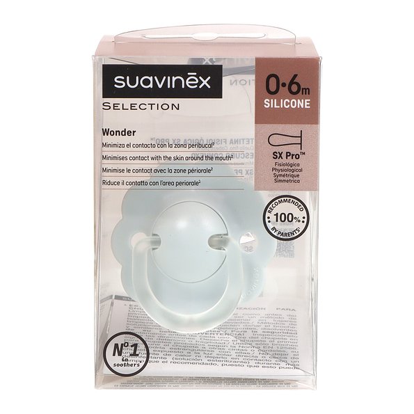 Suavinex Wonder Round Pacifier 0-6 Months - Healtsy