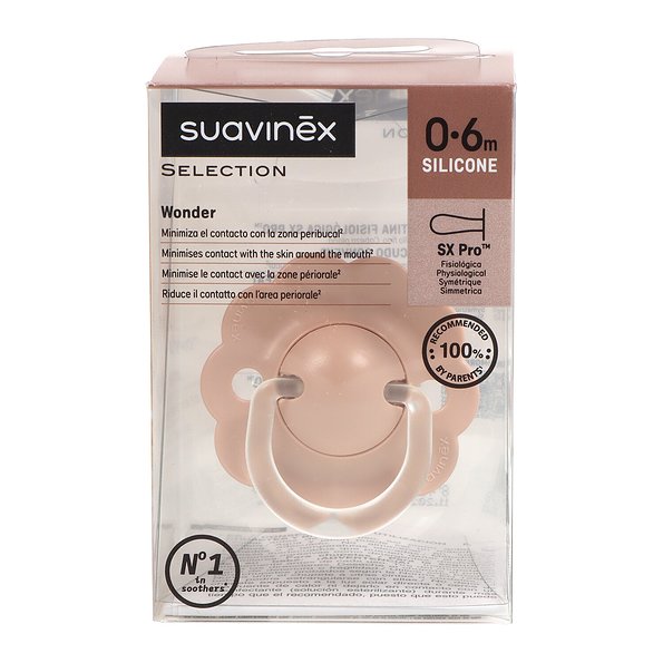 Suavinex Wonder Round Pacifier 0-6 Months - Healtsy