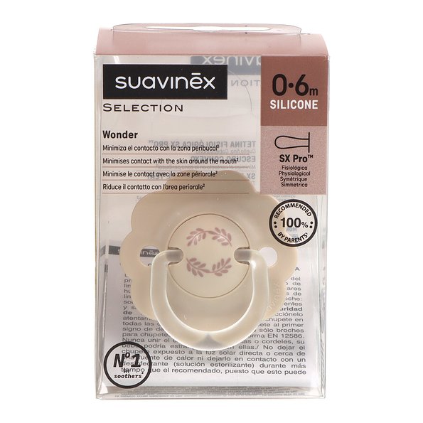 Suavinex Wonder Round Pacifier 0-6 Months - Healtsy