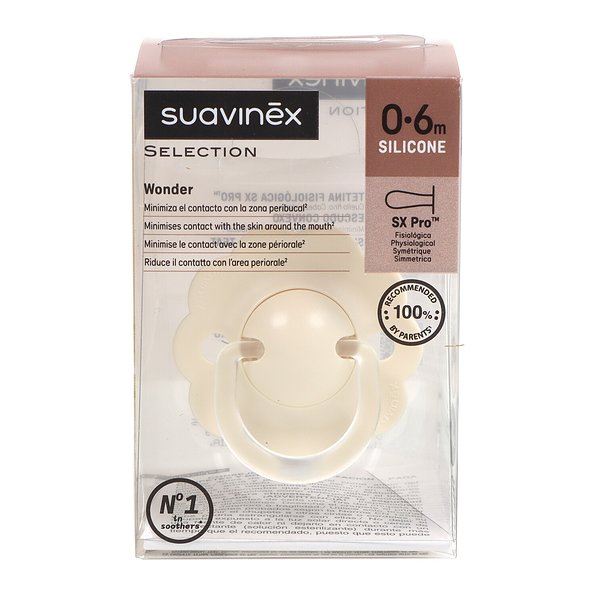 Suavinex Wonder Round Pacifier 0-6 Months - Healtsy