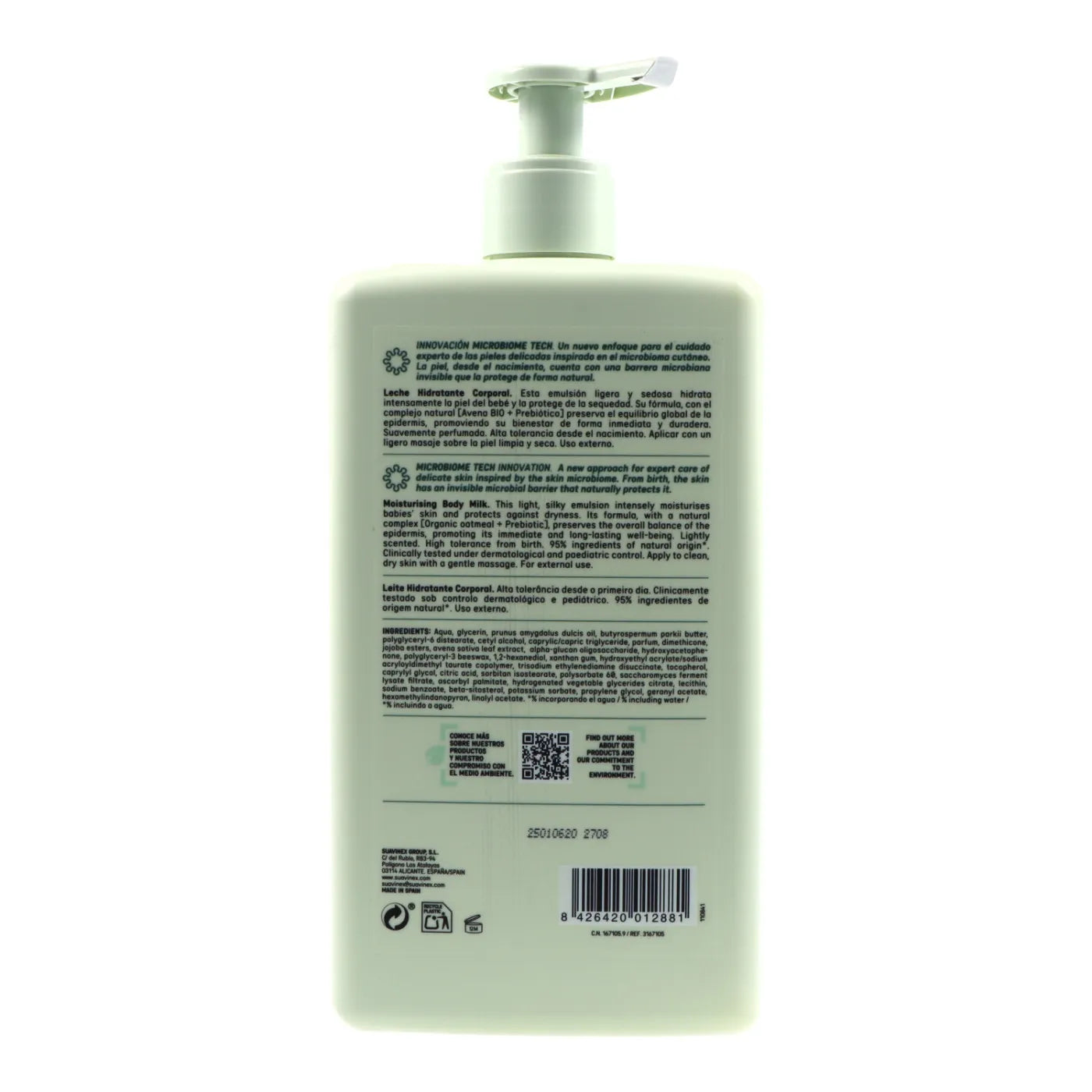 Suavinex Baby Moisturizing Body Milk - 750ml - Healtsy