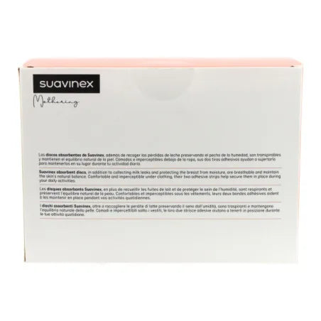 Suavinex Absorbent Pads for Breasts (60+30 units) - Healtsy