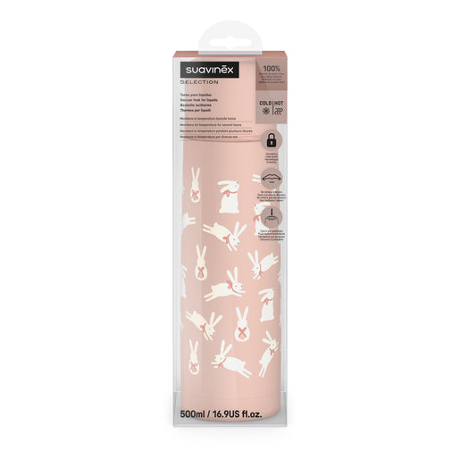 Suavinex Thermo Liquid - 500ml - Pink - Healtsy