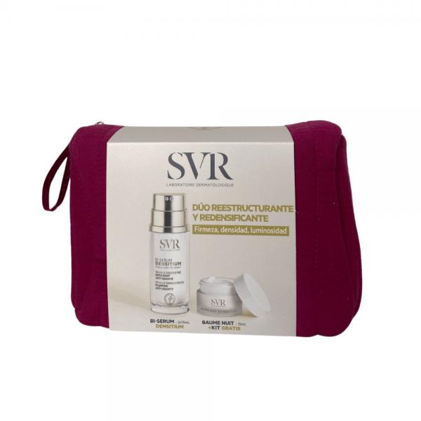 SVR Densitum Bi - Serum - 2x15ml + SVR Baume Nuit - 15ml + Pouch – Buy Now at Healtsy