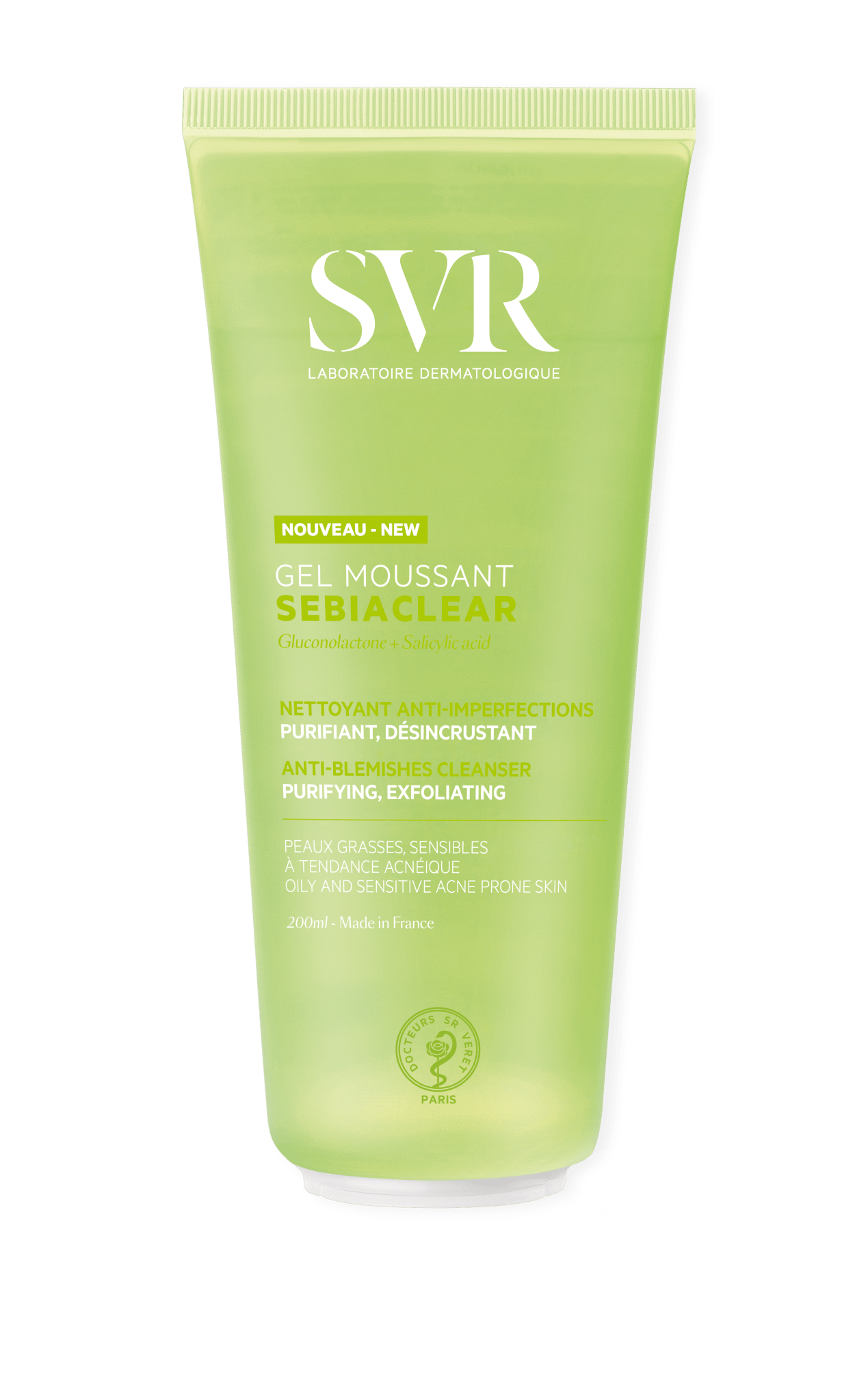 SVR Sebiaclear Gel Moussant - 200ml – Buy Now at Healtsy