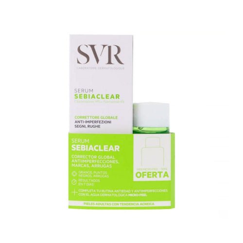 SVR Sebiaclear Serum - 30ml + Free Micro - Peel - 30ml – Buy Now at Healtsy