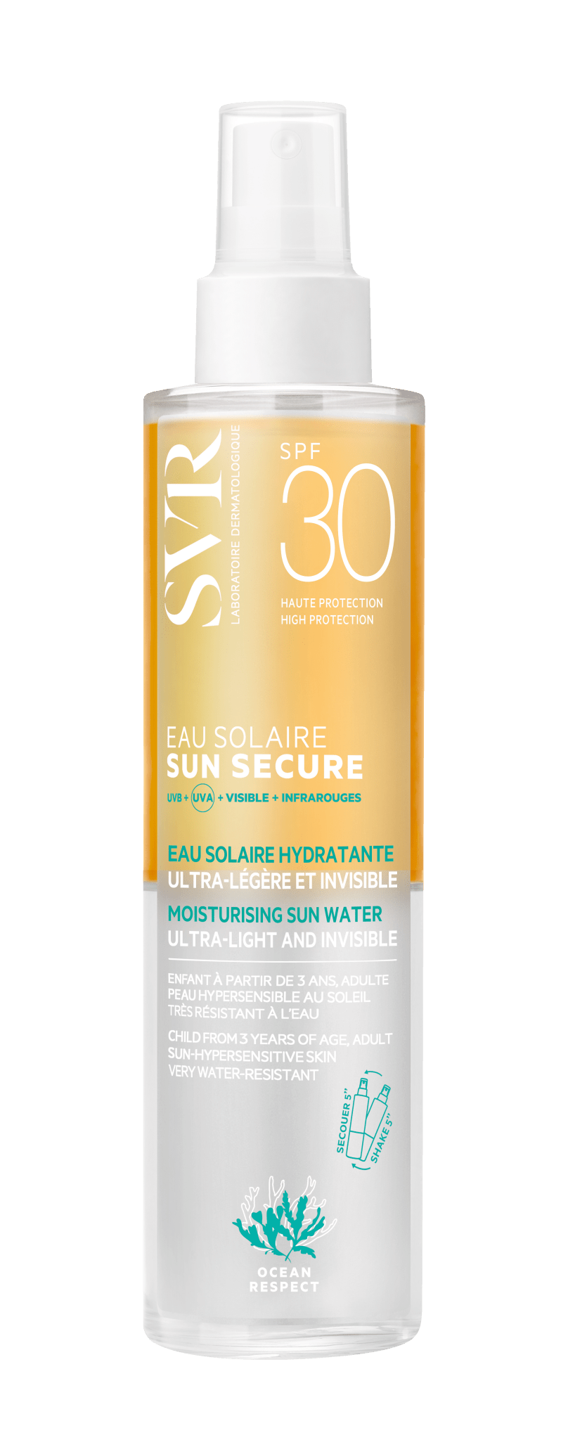 SVR Sun Secure Eau Solaire SPF30 - 200ml – Buy Now at Healtsy