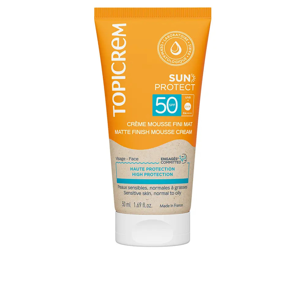 Topicrem Sun Protect Mousse Cream SPF50 50ml - Healtsy