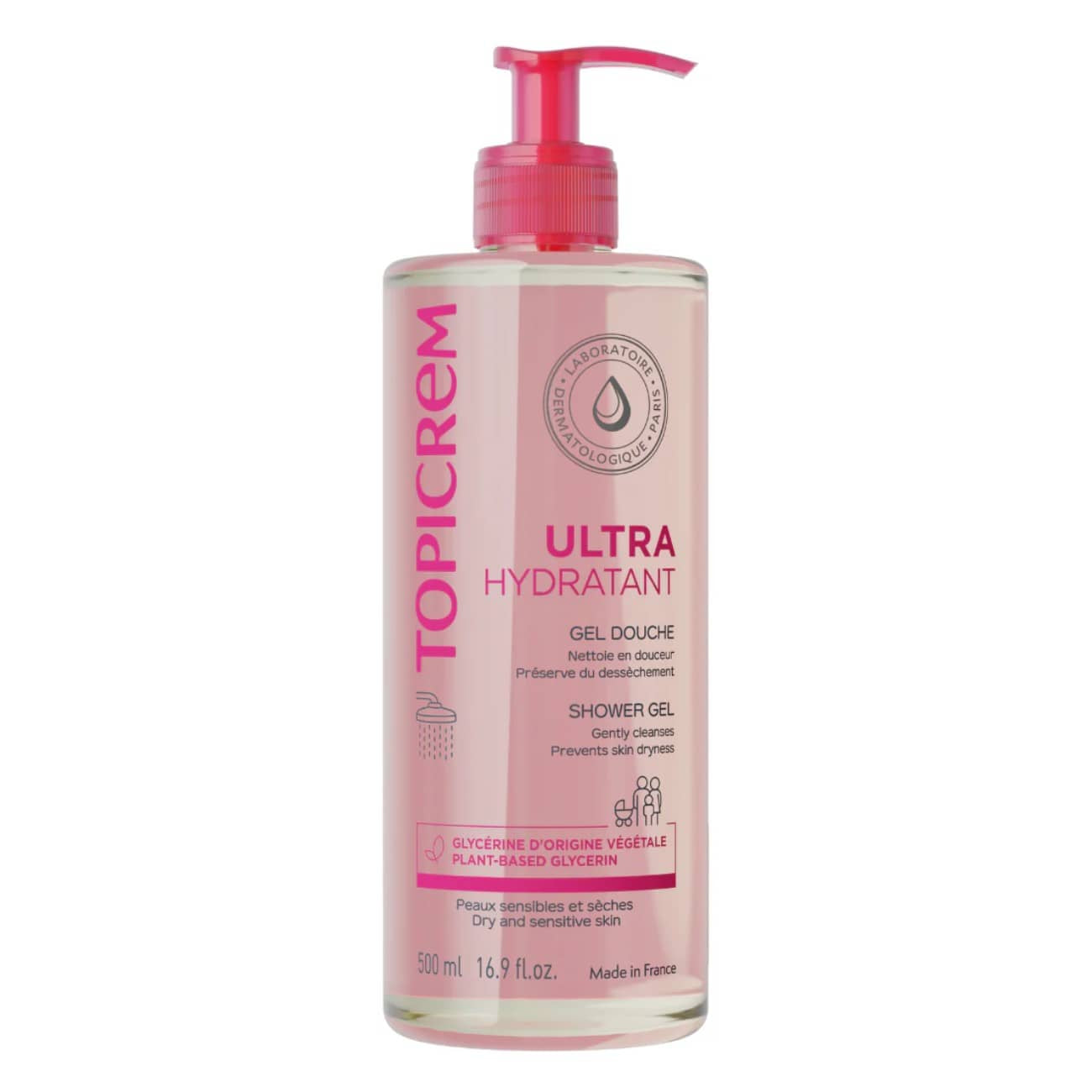 Topicrem Ultra Moisturizing Shower Gel 1000ml - Healtsy
