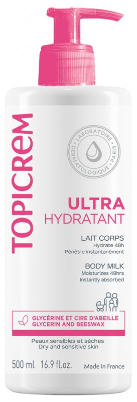 Topicrem Ultra Moisturizing Body Lotion 500ml - Healtsy