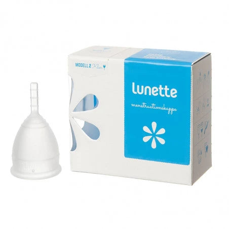 Lunette Clear Menstrual Cup_ Size 2 - 30ml - Healtsy