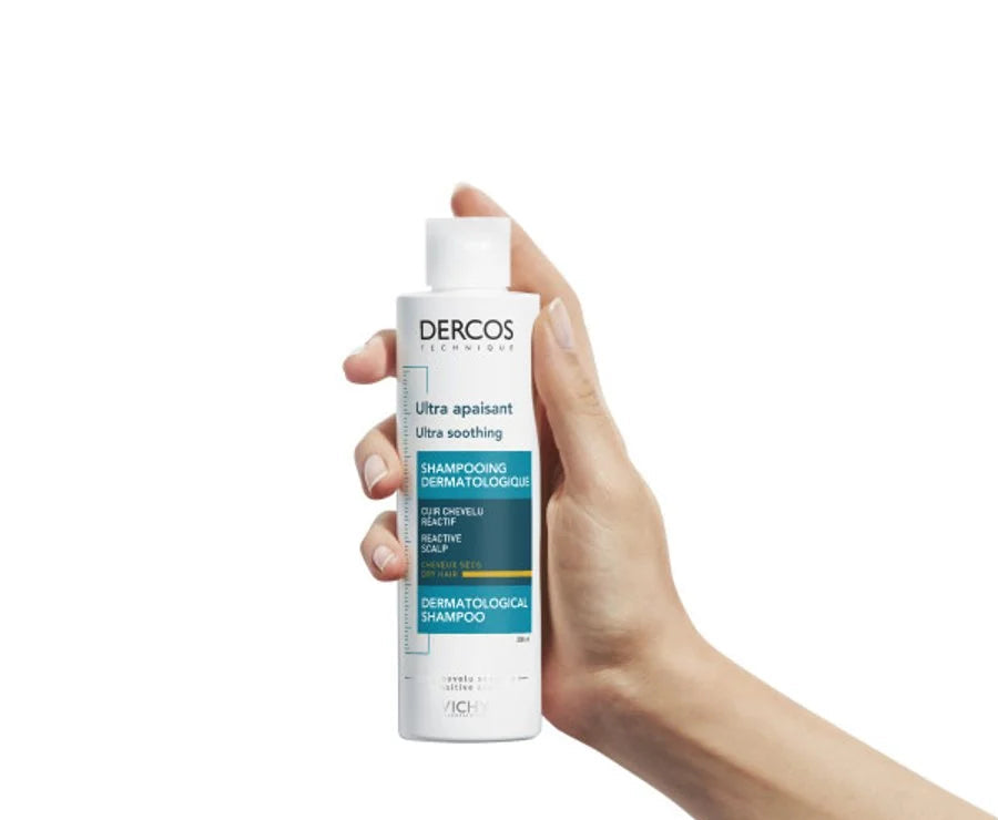 Dercos Ultra-Soothing Dry Hair Shampoo - 200ml - Healtsy
