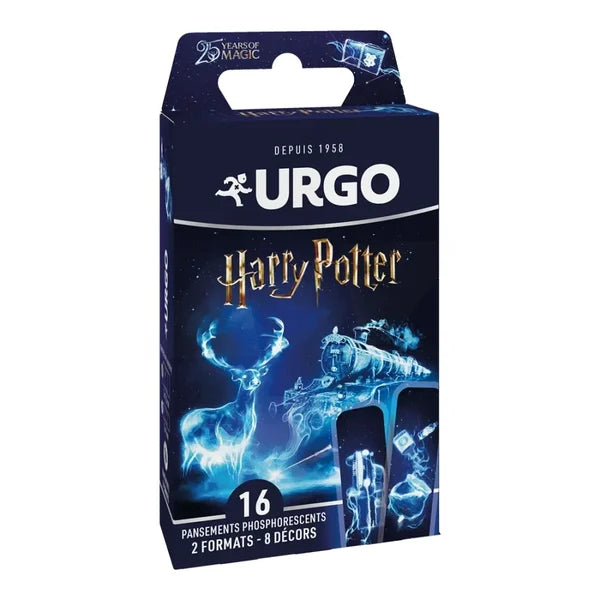 Urgo Harry Potter Glow-in-the-Dark Plasters, 2 Sizes (x16 units) - Healtsy