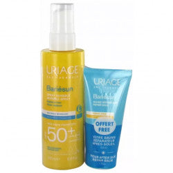Uriage Bariésun Spray SPF50+ - 200ml + Offer of post-sun repair balm - 50ml