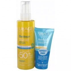 Uriage Bariésun Spray SPF50+ - 200ml + Offer of post - sun repair balm - 50ml – Buy Now at Healtsy
