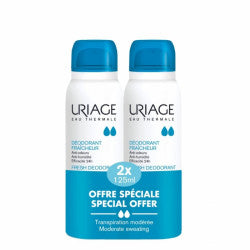 Uriage Refreshing Deodorant Moderate Perspiration - 125ml (DUO with Special Price) - Healtsy