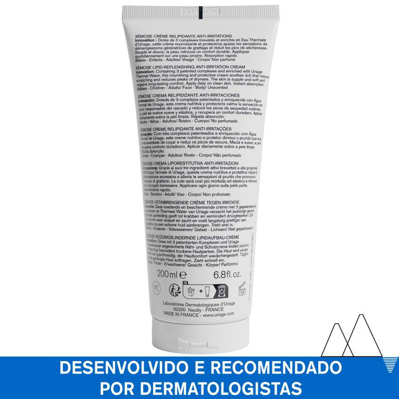 Uriage Xemose C8 Anti-Irritation Lipid-Replenishing Cream 200ml - Healtsy