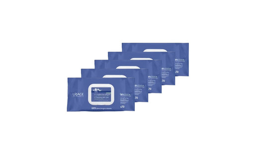 Uriage Baby 1st Cleansing Wipes (5 x 70 units) - Healtsy