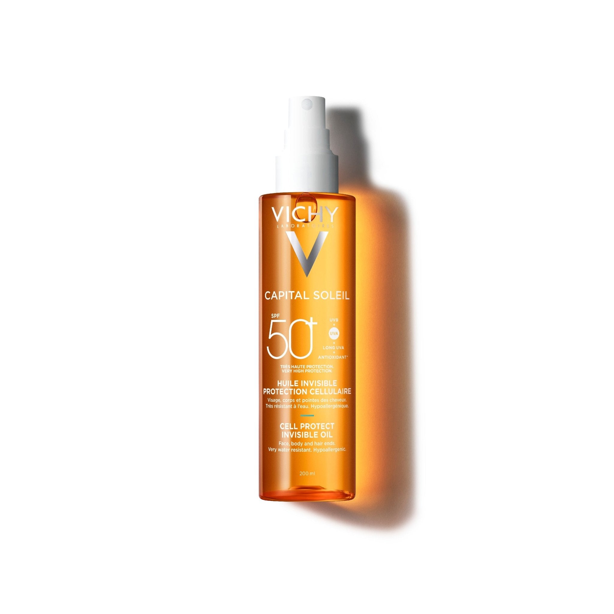 Vichy Capital Soleil Cell Protect Oil SPF50+ - 200ml – Buy Now at Healtsy