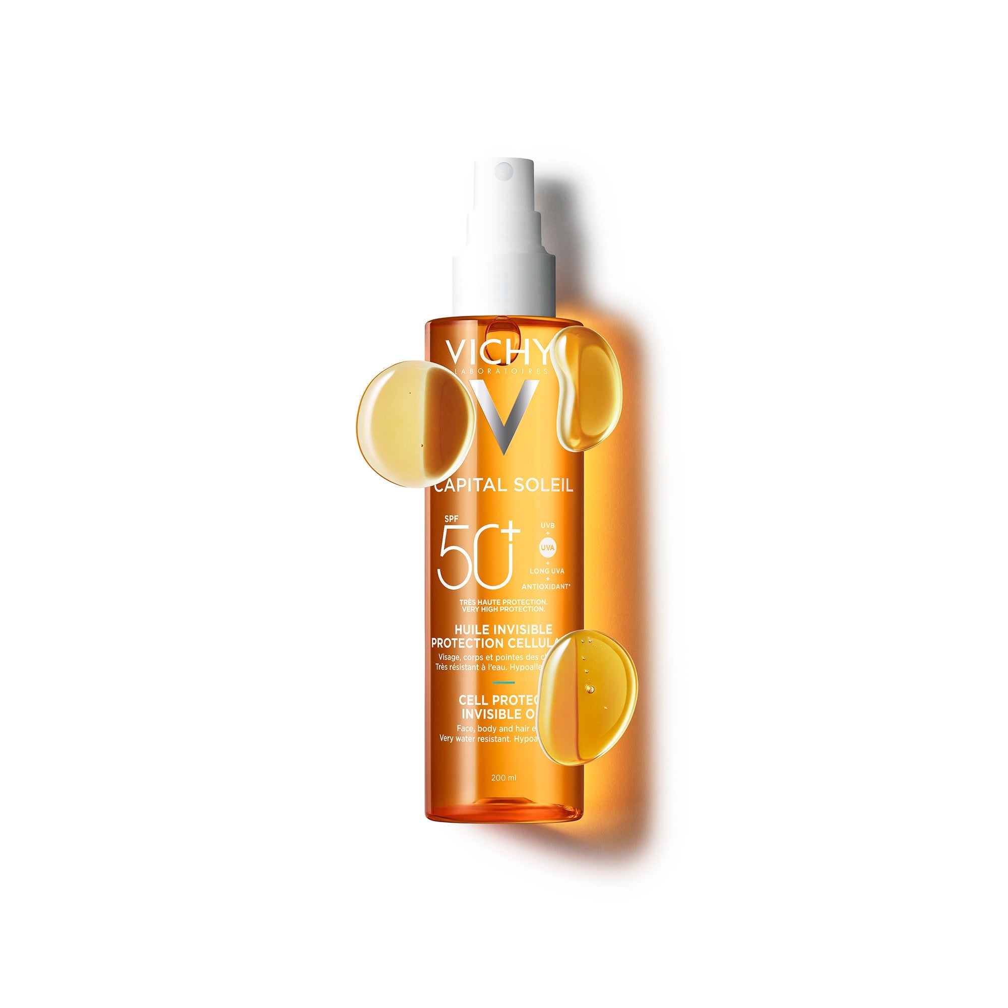 Vichy Capital Soleil Cell Protect Oil SPF50+ - 200ml – Buy Now at Healtsy