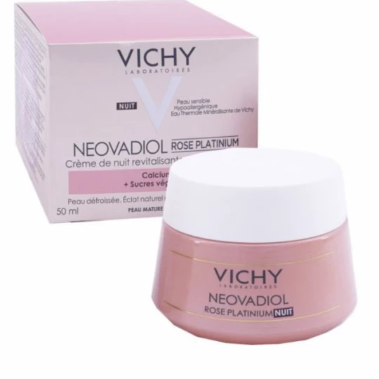 Vichy Neovadiol Rose Platinum Night Cream - 50ml - Healtsy