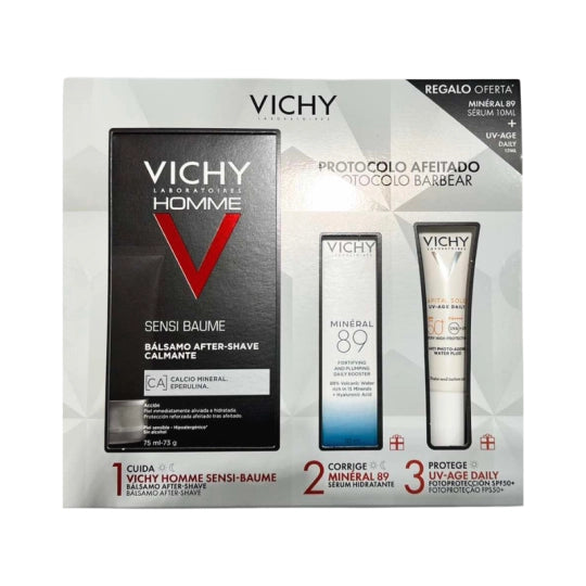 Vichy Sensi Baume . Shaving Protocol