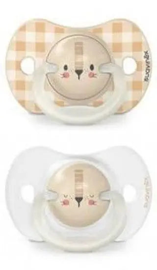 Suavinex NightDay Physiological Silicone Pacifier_ 6-18M (2 units) - Healtsy