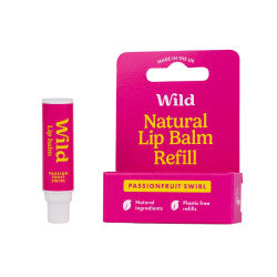 Wild Natural Lip Balm Refill Passion Fruit Swirl - Healtsy