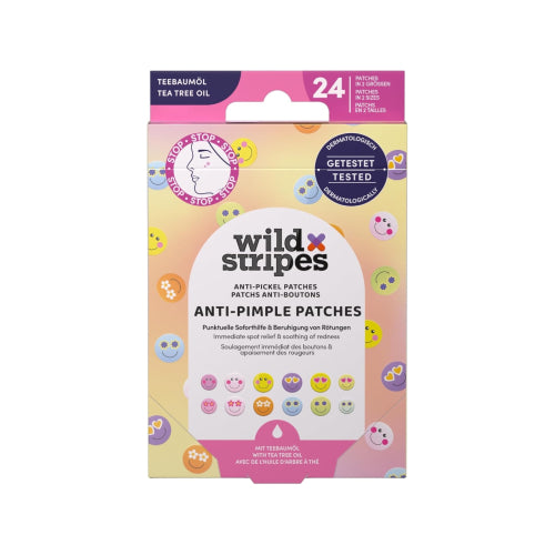 Wild Stripes Pimple Patches Smile (x24 patches) - Healtsy