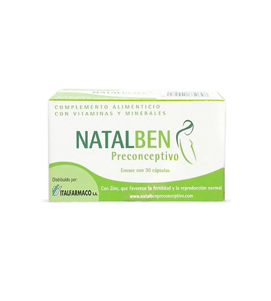 Natalben Preconception (x30 capsules) - Healtsy