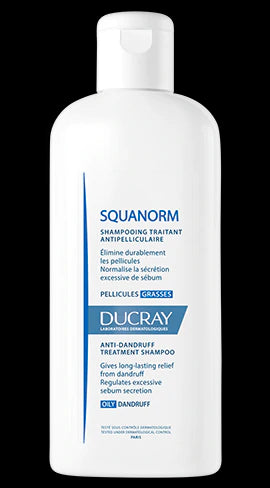 Ducray Squanorm Oily Dandruff Shampoo - 200ml - Healtsy