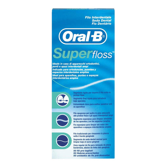 Oral B Super Floss (x50 units) - Healtsy